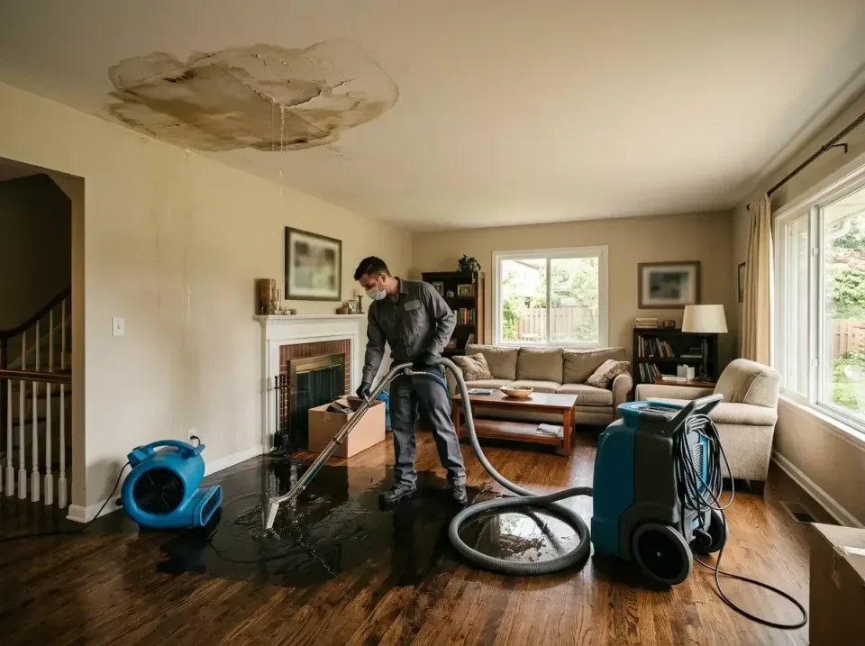 attic-pipe-burst-ceiling-drip-008 — frequently asked questions, Water Damage Restoration & Carpet Care in Camp Hill, PA